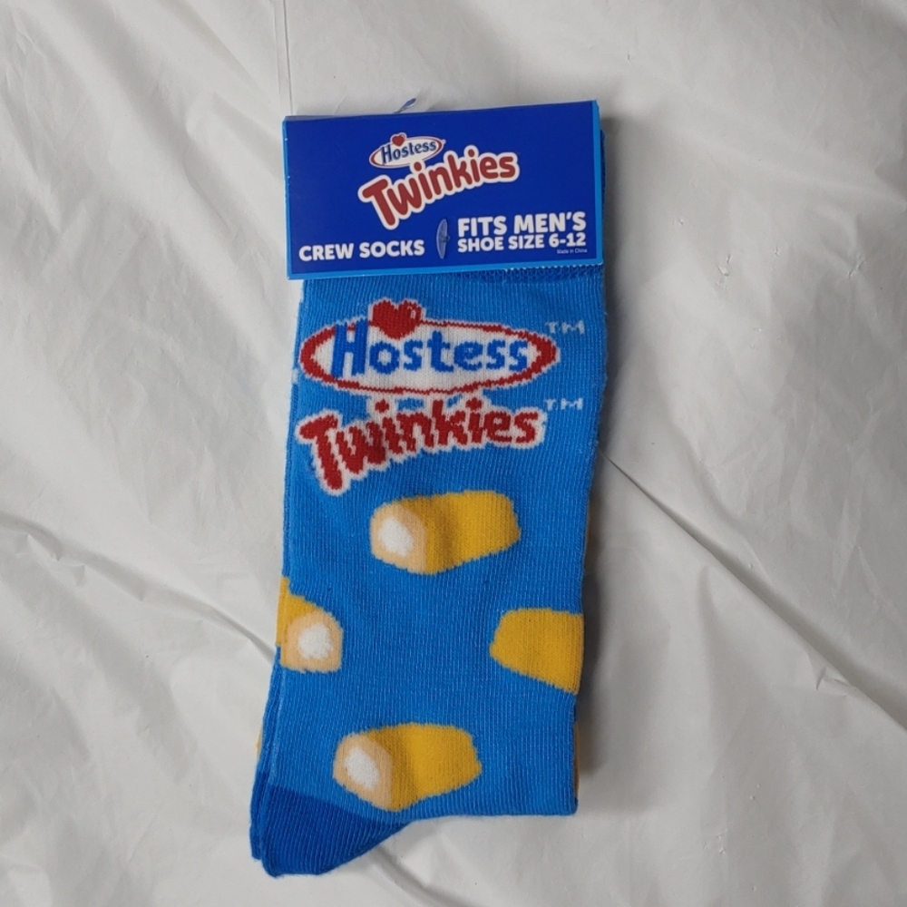 Twinkies Blue Crew Socks for Men